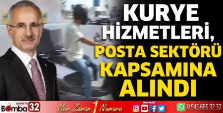 Kurye hizmetleri, posta sektörü kapsamına alındı