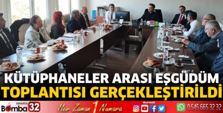 Kütüphaneler Arası Eşgüdüm Toplantısı gerçekleştirildi