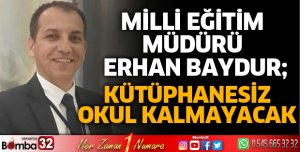 Kütüphanesiz okul kalmayacak