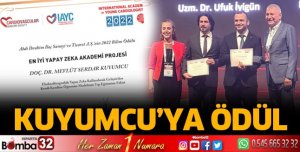 Kuyumcu’ya ödül