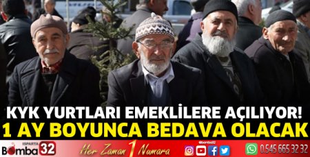 KYK yurtları emeklilere açılıyor! 