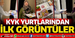 KYK YURTLARINDAN İLK GÖRÜNTÜLER