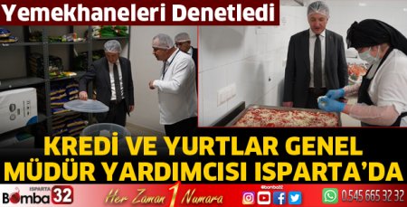 KYK'da yemekhaneleri denetledi