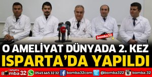 LAPAROSKOPİK APPLEBY AMELİYATININ İKİNCİSİ ISPARTA'DA YAPILDI