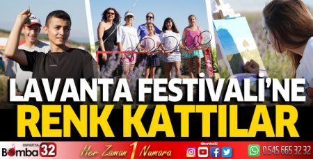 Lavanta Festivali'ne renk kattılar
