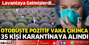 Lavanta kafilesi karantinaya alındı