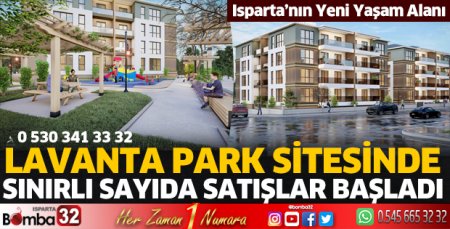 Lavanta Park Sitesinde daireler satışa sunuluyor