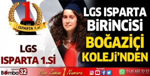 LGS Isparta Birincisi Boğaziçi Koleji'nden 