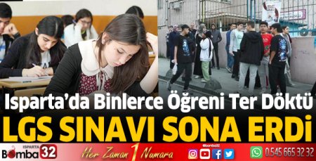 LGS sınavı sona erdi