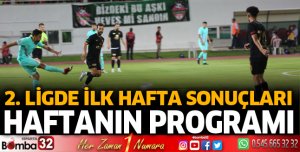 Ligde ilk hafta sonuçları