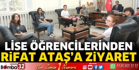 Lise öğrencilerinden Ataş'a ziyaret