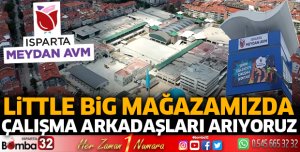 Little Big Mağazamızda çalışma arkadaşları arıyoruz