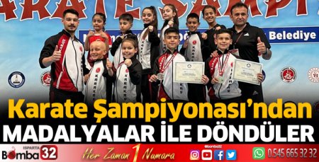 Madalyalar ile döndüler