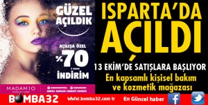 MADAM 10 ISPARTA'DA SATIŞLARA BAŞLIYOR