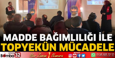 Madde bağımlılığı ile topyekün mücadele