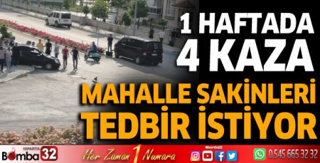 Mahalle sakinleri tedbir istiyor