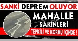 Mahalle sakinleri tepkili