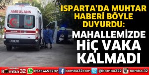 MAHALLEDE VAKA VE TEMASLI KALMADI