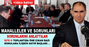 Mahalleler ve sorunları
