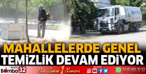 Mahallelerde genel temizlik devam ediyor