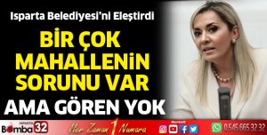 Mahallelerde sorun var ama gören yok