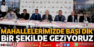 Mahallelerimizde başı dik bir şekilde geziyoruz