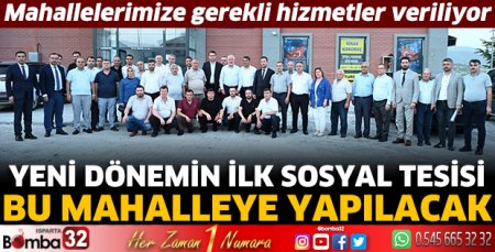 Mahallelerimize gerekli hizmetler veriliyor 