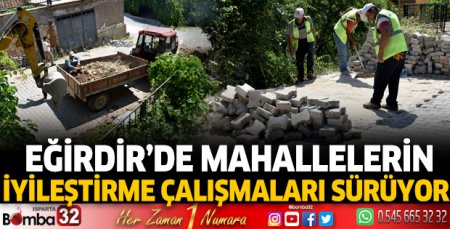 Mahallelerin iyileştirme çalışmaları sürüyor