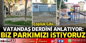 Mahallemizin parkını istiyoruz