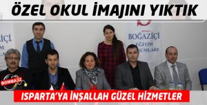 Mahalleyi kucaklayan özel okul formatındayız