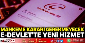 Mahkeme kararı gerekmeyecek