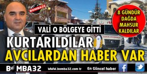 MAHSUR KALANLAR KURTARILDI
