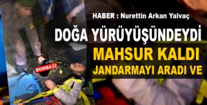 MAHSUR KALDI YARALI HALDE BULUNDU  