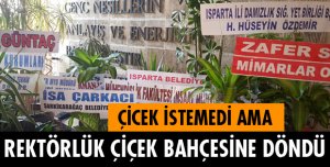 MAKAM ODASI ÇİÇEK BAHÇESİNE DÖNDÜ