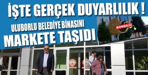Makam odasını markete taşıdı