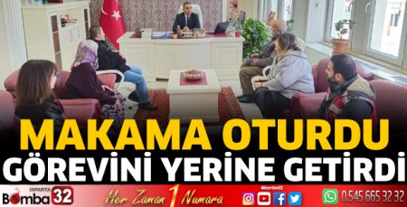 Makama oturdu