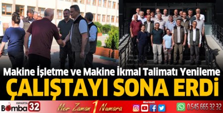 Çalıştay sona erdi