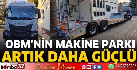 Makine parkı artık daha güçlü