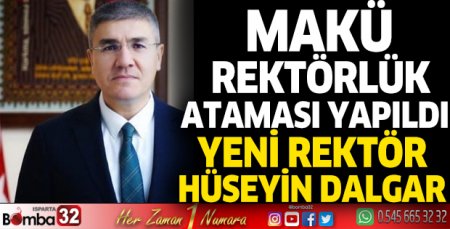 MAKÜ Rektörlük ataması yapıldı