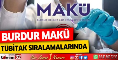 MAKÜ, TÜBİTAK Sıralamalarında