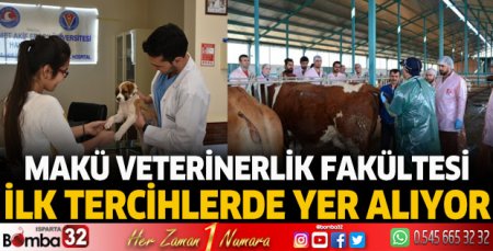 MAKÜ Veterinerlik Fakültesi tercihlerde ilk sırada