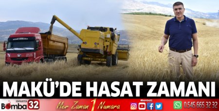 MAKÜ’de hasat zamanı