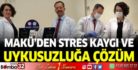 MAKÜ'den stres kaygı ve uykusuzluğa çözüm