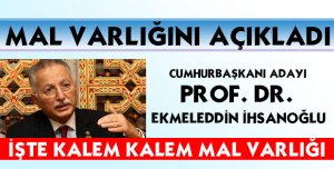 MAL BEYANINI AÇIKLADI