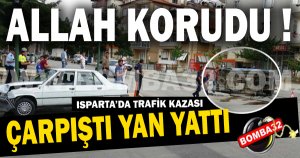Maliye Kavşağında Trafik Kazası