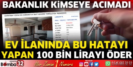 Manipülatif emlak ilanı paylaşan 545 kişiye 54,5 milyon TL ceza