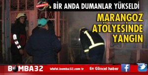 ISPARTA'DA MARANGOZ ATÖLYESİNDE YANGIN ÇIKTI