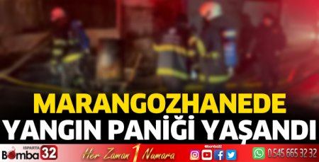 Marangozhanede yangın