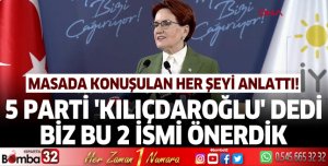 Masada konuşulan her şeyi anlattı: 5 parti 'Kılıçdaroğlu' dedi biz bu 2 ismi önerdik