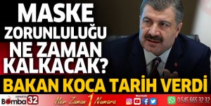 Maske zorunluluğu ne zaman kalkacak? 